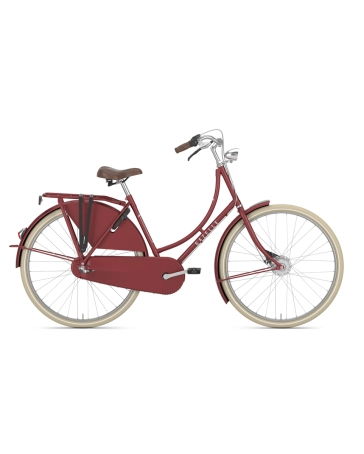 Vélo urbain Unisexe CLASSIC 3V Rouge