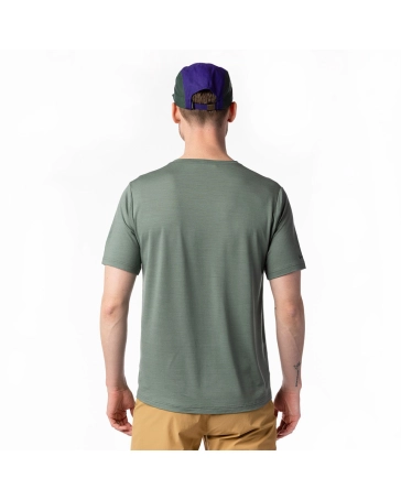 T-shirt manches courtes Homme DEFINED MERINO GRAPHIC Vert