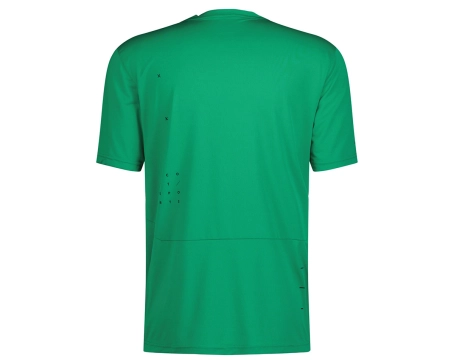 T-shirt manches courtes Homme TRAIL VERTIC ZIP Vert Amazone