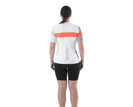 Maillot manches courtes Femme KSYRIUM PRO Blanc/Gris