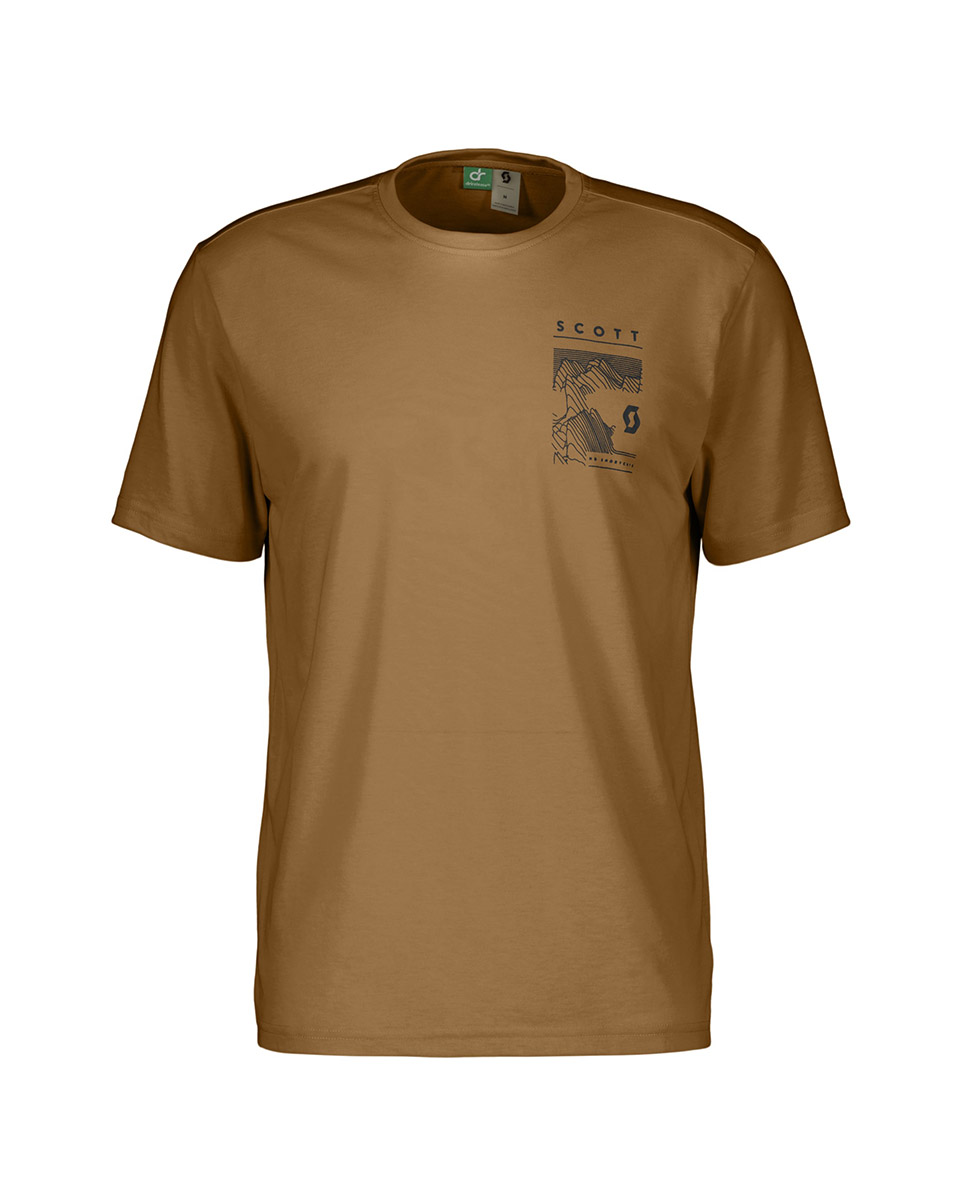 T-shirt manches courtes Homme DEFINED DRI Marron