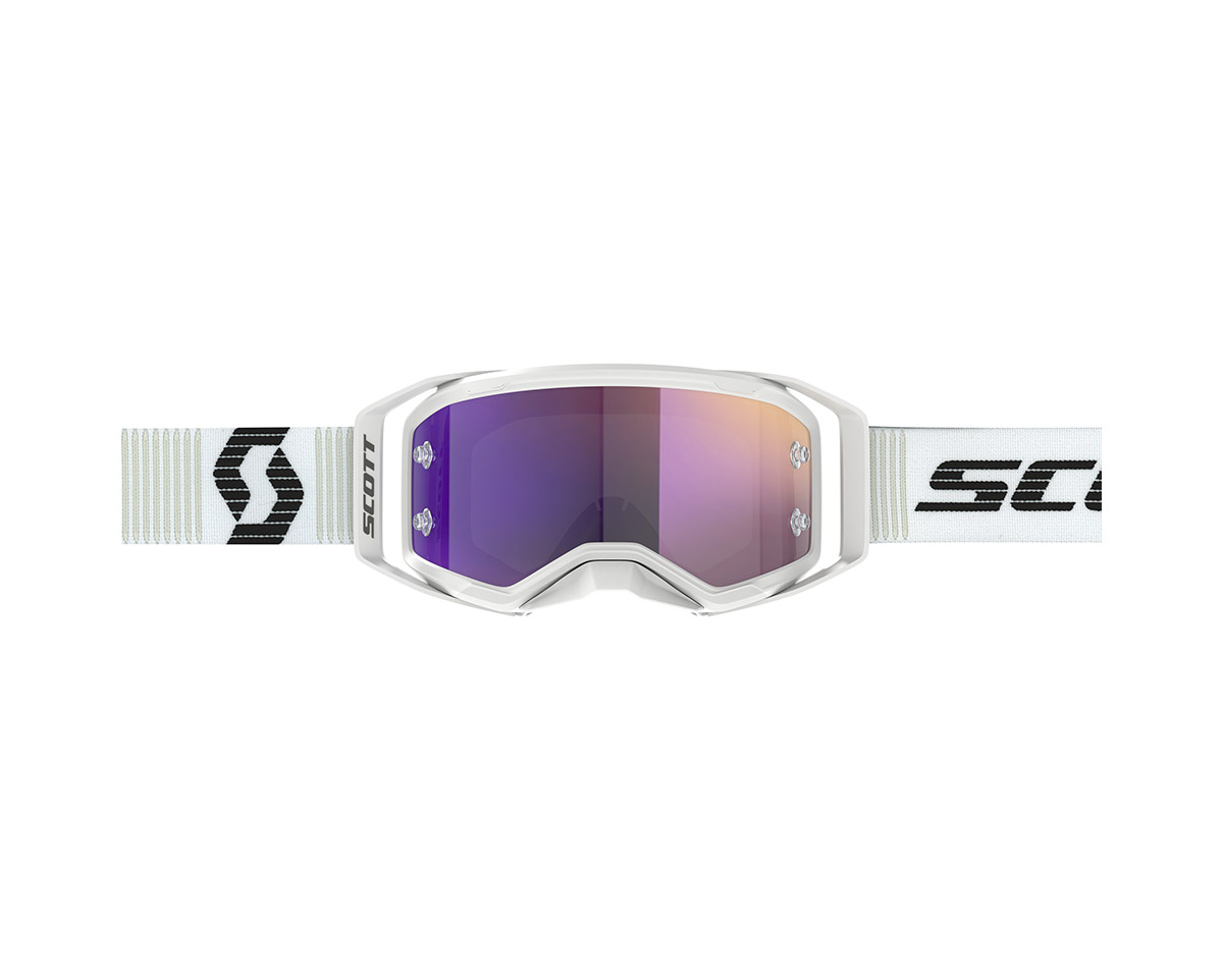 Masque Unisexe PROSPECT 2.0 Blanc/Noir/Argent Violet Chrome Works