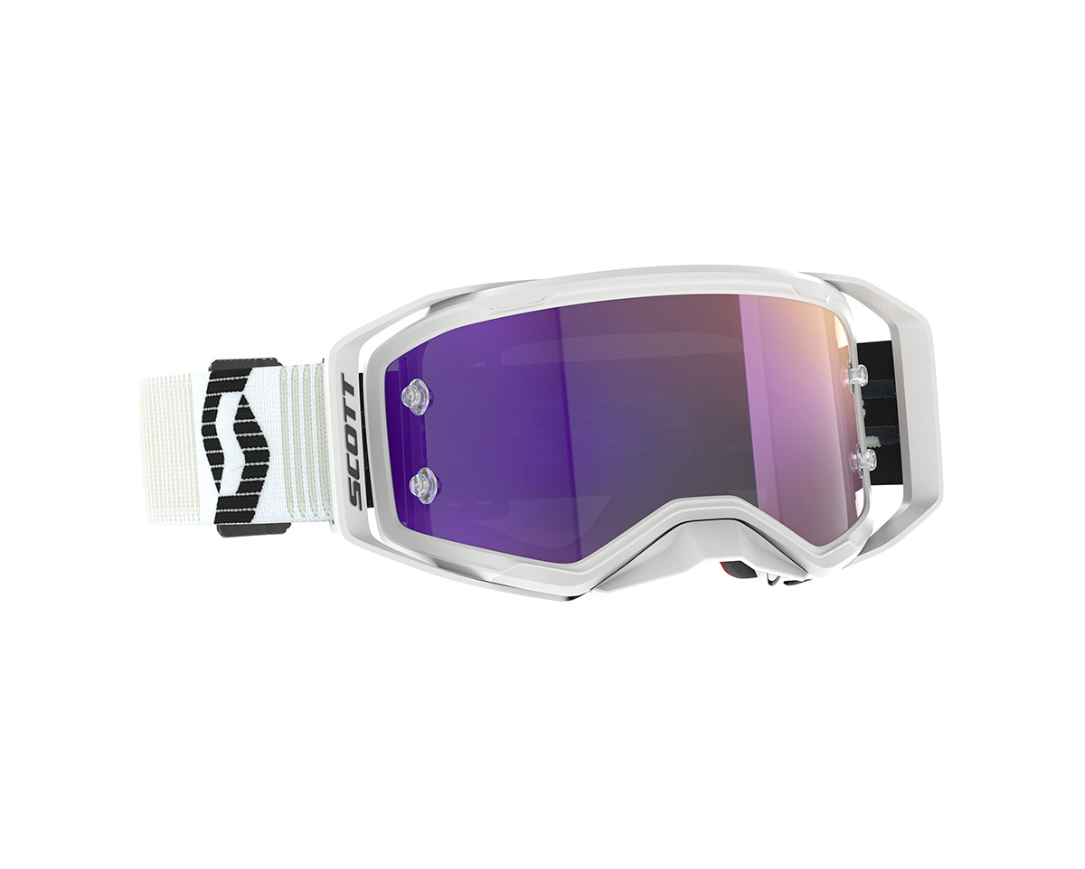 Masque Unisexe PROSPECT 2.0 Blanc/Noir/Argent Violet Chrome Works