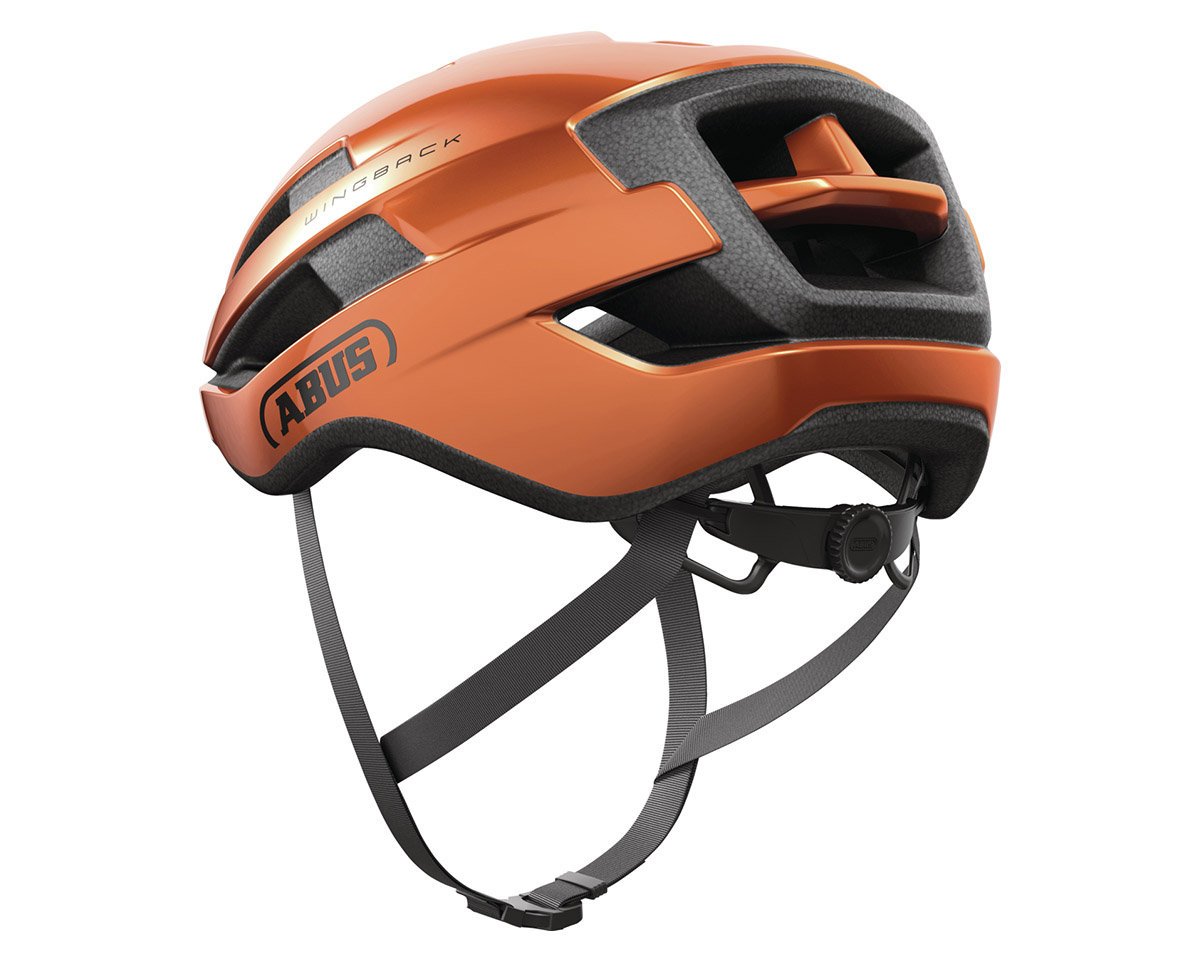Casque Route Unisexe WINGBACK Orange Poisson Rouge