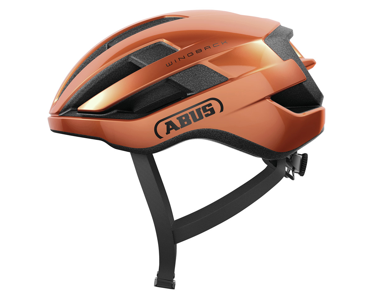 Casque Route Unisexe WINGBACK Orange Poisson Rouge