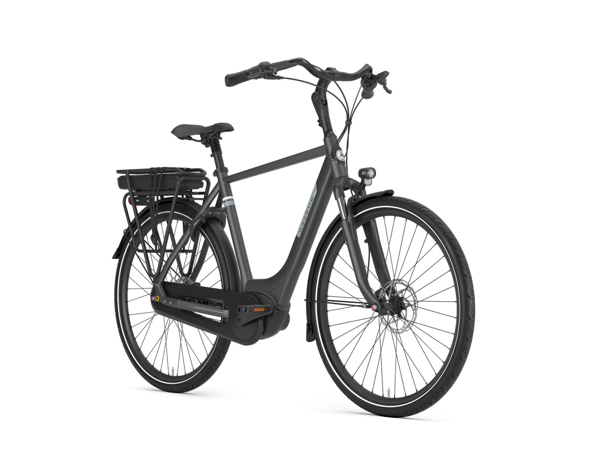 Vélo électrique urbain Homme PARIS C7+ HMB M 400WH Gris Anthracite