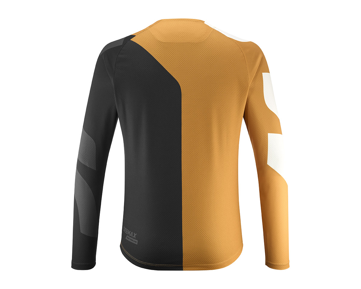 Maillot manches longues Homme DEEMAX ENDURO Jaune Lettres