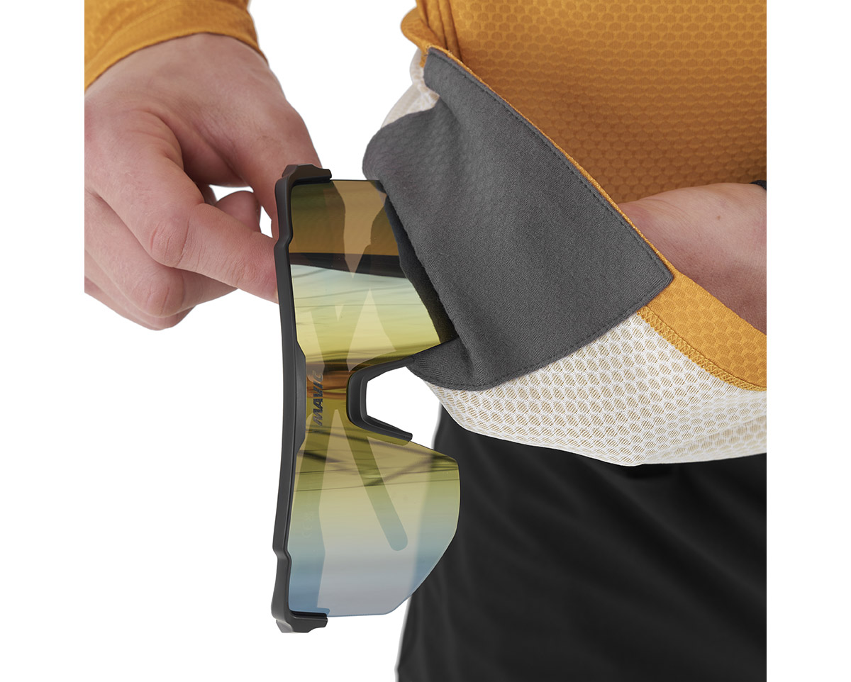 Maillot manches longues Homme DEEMAX ENDURO Jaune Lettres