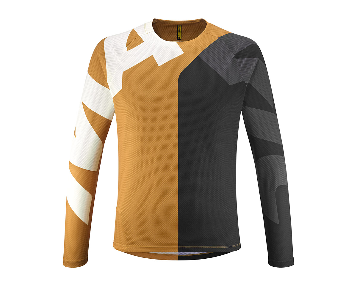 Maillot manches longues Homme DEEMAX ENDURO Jaune Lettres