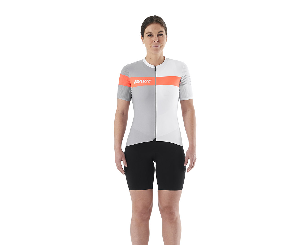 Maillot manches courtes Femme KSYRIUM PRO Blanc/Gris