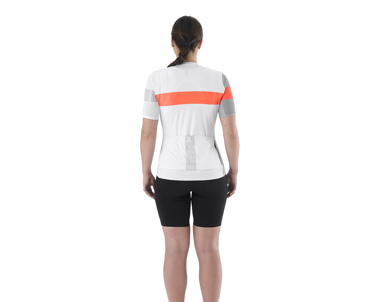 Maillot manches courtes Femme KSYRIUM PRO Blanc/Gris